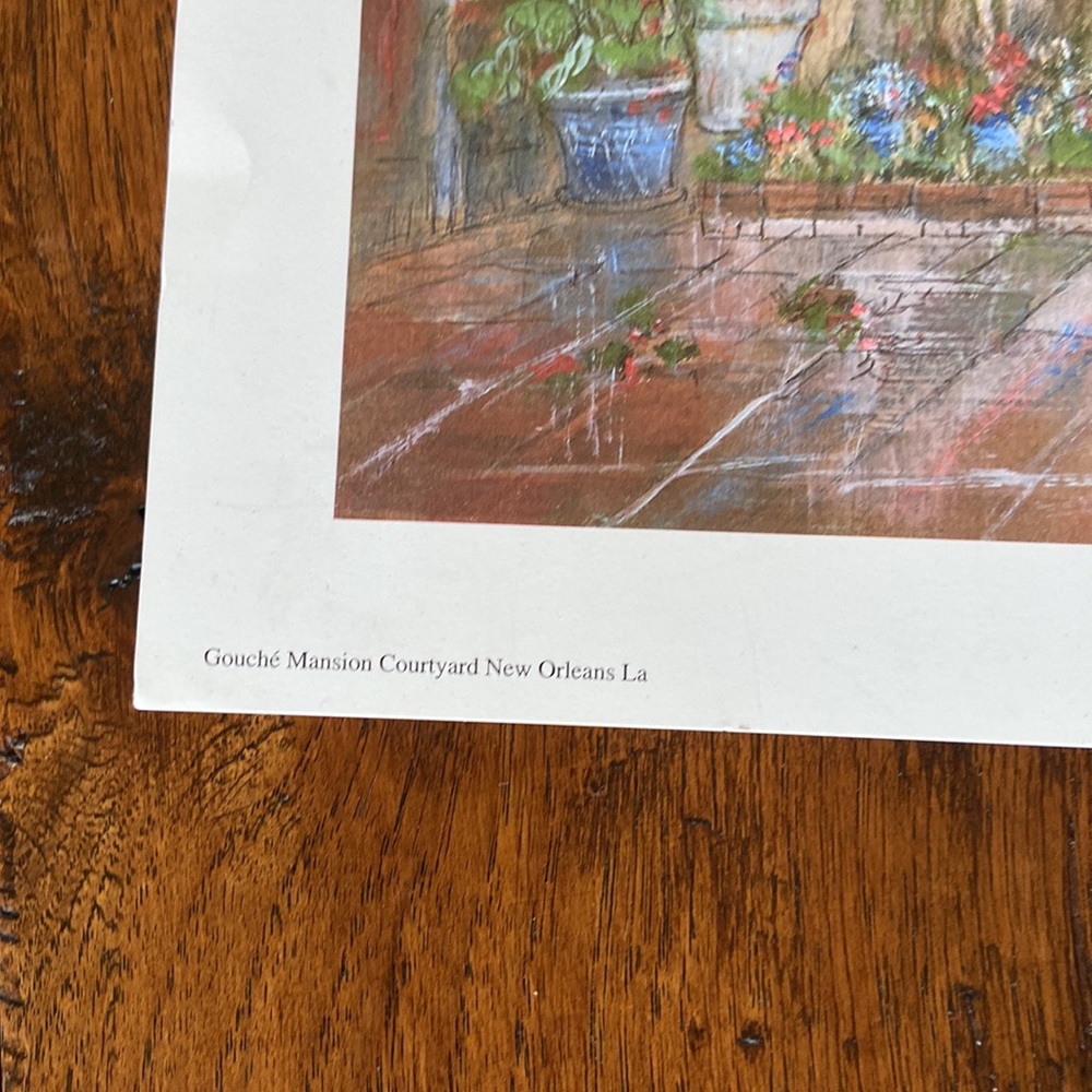 Vintage New Orleans prints.  Each one measures 10” x 12” - Picture 3 of 12